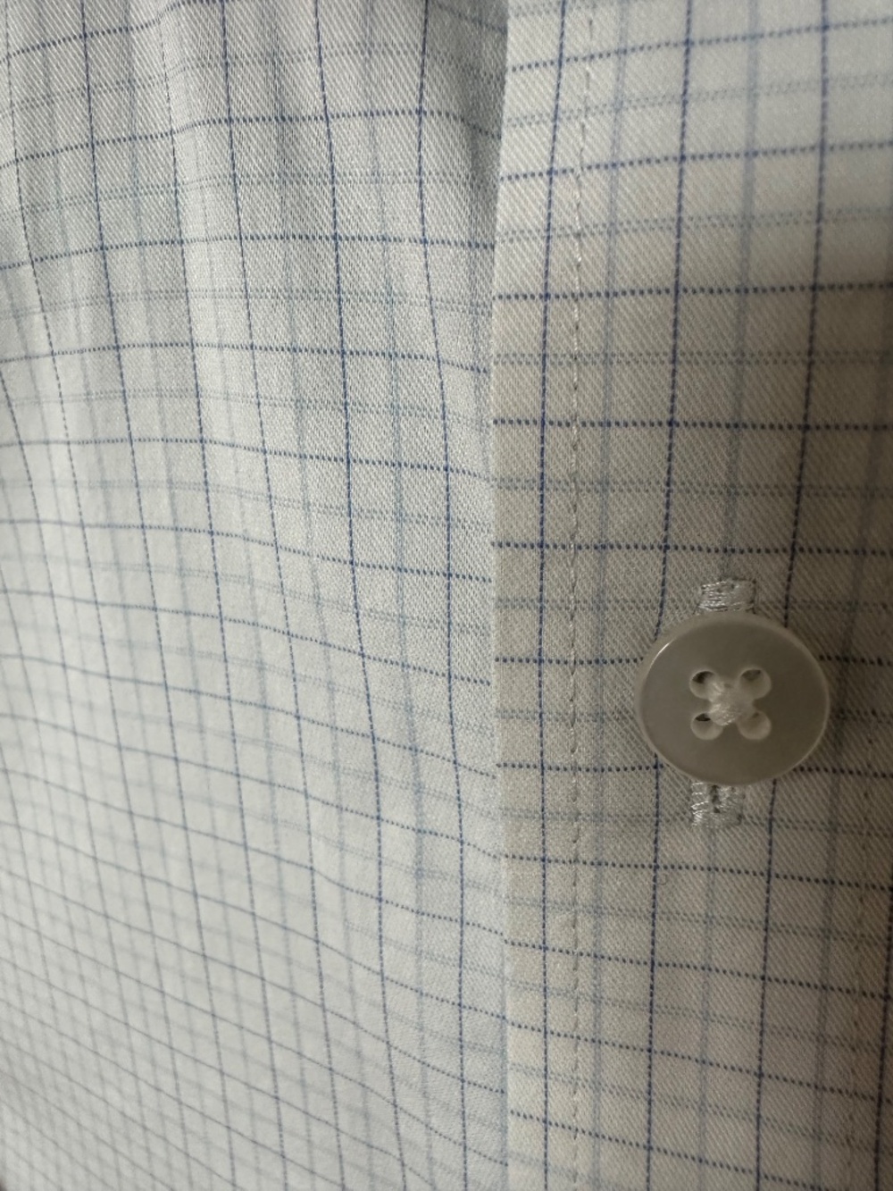 Twillory performance dress shirt - White/Light Blue/Medium Blue Plaid - Picture 3 of 4